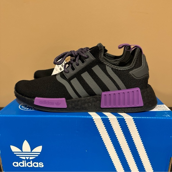 adidas Other - Adidas NMD R1 Juniors Originals Black Purple Size 7